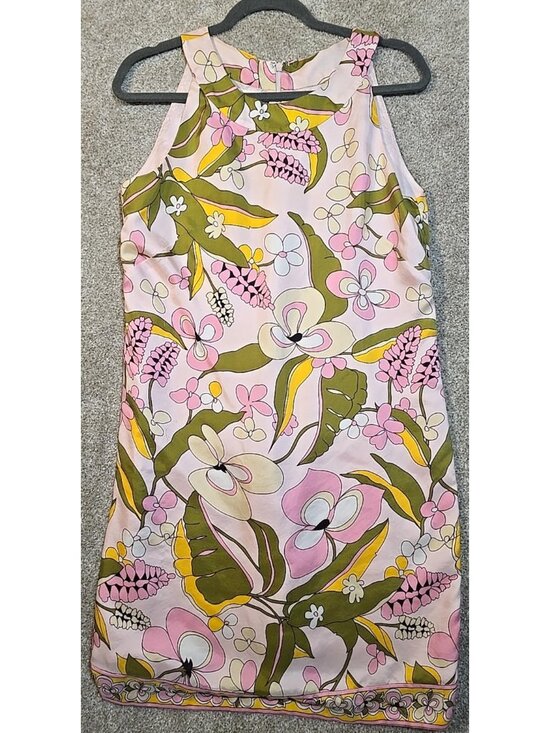 Donna Morgan Dresses & Skirts - Donna Morgan Vtg Shift Dress 100% Silk Pink Lined Sleeveless Sexy Class Women 12